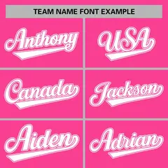 Pink White-Pink Classic Varsity Full-Snap Letterman Jacket 3