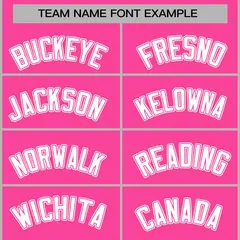 Pink White-Pink Classic Varsity Full-Snap Letterman Jacket 5