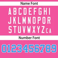 Pink White-Powder Blue Color Block V-Neck Baseball Jersey 4