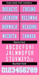 Pink White-Powder Blue Football Jersey 5