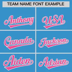 Pink White Powder Blue Full-Snap Short Sleeve Varsity Jacket 5