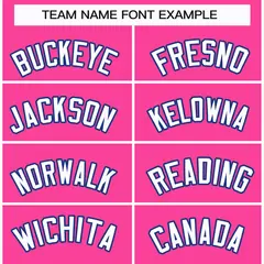 Pink White-Royal Classic Hockey Jersey 3