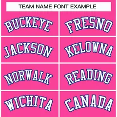 Pink White-Royal Classic Hockey Jersey 3