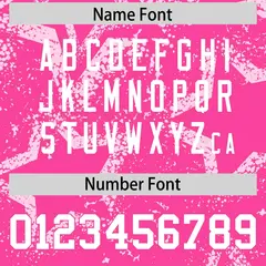 Pink White Star Pattern Authentic Football Jersey 4