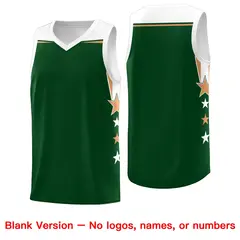 Pink White Two Tone Side Star Color Block Basketball Jersey 6