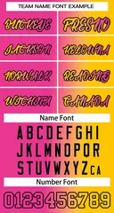 Pink Yellow-Black Gradient Fashion Basketball Jersey 3