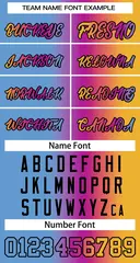 Pink Yellow-Black Gradient Fashion Basketball Jersey 3