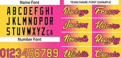Pink Yellow Black-Yellow Gradient Heal Basketball Jersey 3