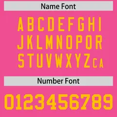 Pink Yellow Square Neckline Football Jersey 4