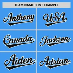 Powder Blue Black Pinstripe Raglan Sleeves Baseball Jersey 3