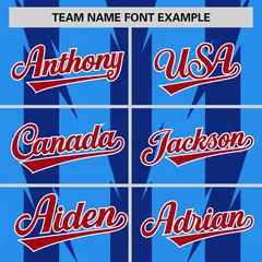 Powder Blue Blade Pattern Raglan Varsity Letterman Baseball Jacket 3