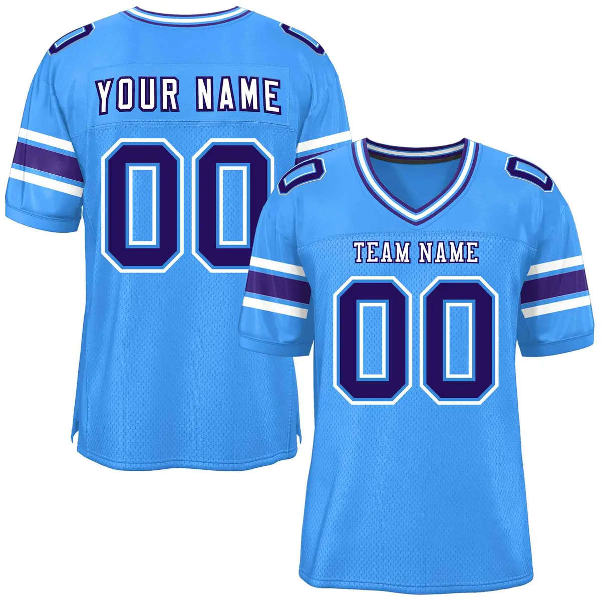 Powder Blue Classic Authentic Football Jersey