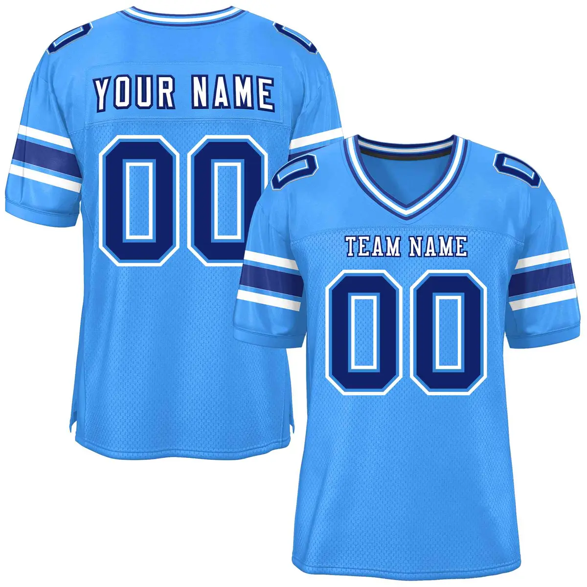 Powder Blue Classic Authentic Football Jersey