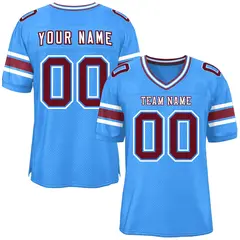Powder Blue Classic Authentic Football Jersey 1