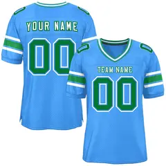 Powder Blue Classic Authentic Football Jersey 1