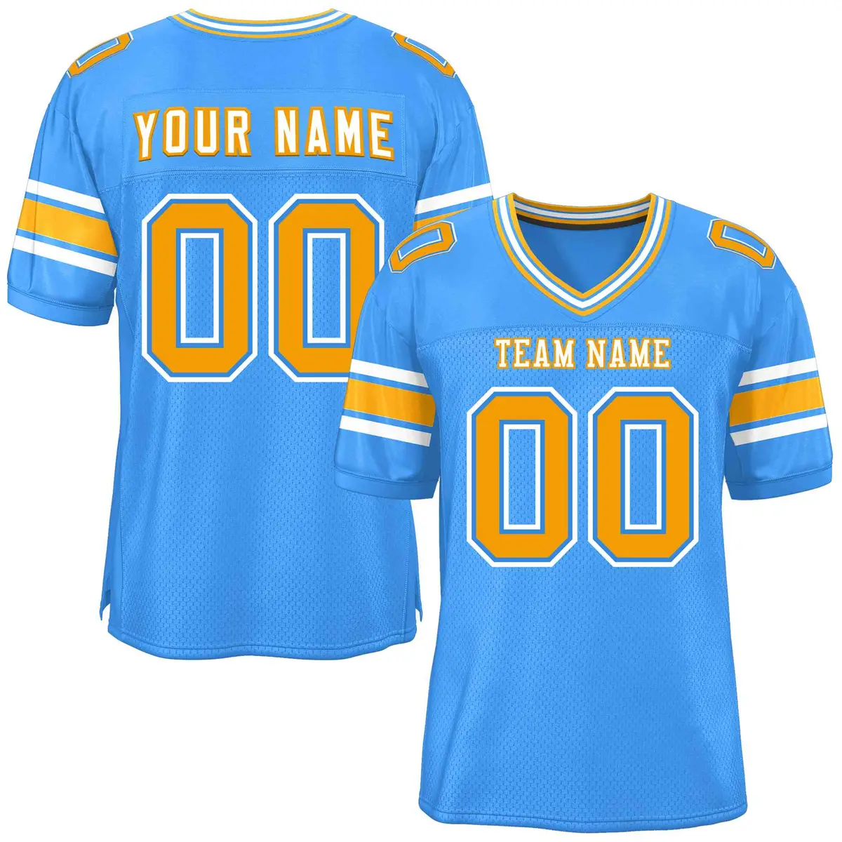 Powder Blue Classic Authentic Football Jersey