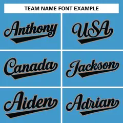 Powder Blue Classic Style Authentic Baseball Jersey 4