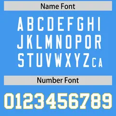Powder Blue Classic Style Football Jersey 4