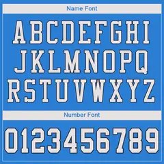 Powder Blue Classic Style Mesh Authentic Football Jersey 3