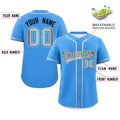 Powder Blue Demiboy Pride Month Baseball Jersey 2