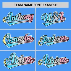 Powder Blue Genderflux Pride Month Classic Baseball Jersey 3