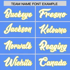 Powder Blue Gold Star Pattern Raglan Sleeves Football Jersey 3