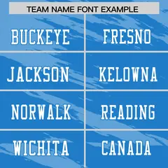 Powder Blue Light Gray Scratch Pattern Football Jersey 3
