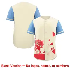 Powder Blue Light Khaki Raptor Series Raglan Baseball Jersey 8