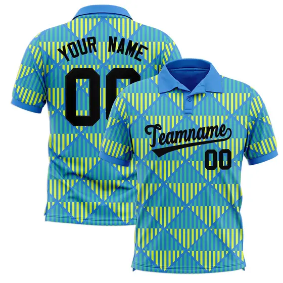 Powder Blue Lingge Sunshine Team Polo Shirts