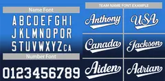 Powder Blue Navy Gradient Fashion Baseball Jersey 3