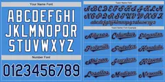 Powder Blue Navy White Classic Authentic Baseball Jersey 2