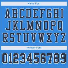 Powder Blue Navy-White Mesh Football Jersey 3