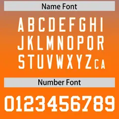 Powder Blue Orange Gradient Outdoor Football Jersey 4