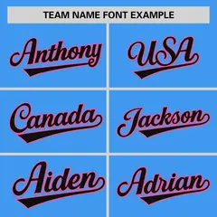 Powder Blue Pink Pinstripe Raglan Sleeves Baseball Jersey 3