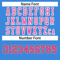 Powder Blue Pink-White Classic Style Football Jersey 4