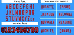 Powder Blue Red-Powder Blue Football Jersey 3