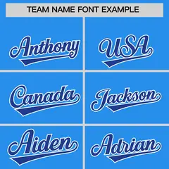 Powder Blue Royal K-Ribbon Raglan Full-Snap Color Block Letterman Jacket 3