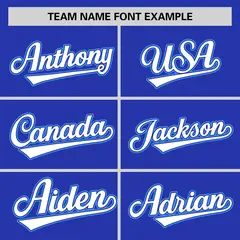 Powder Blue Royal White Color Block Baseball Jersey 3