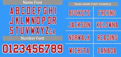 Powder Blue Scarlet-White Classic Style Mesh Football Jersey 3