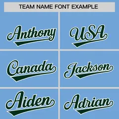 Powder Blue Varsity Full-Snap Color Block Letterman Jacket 3