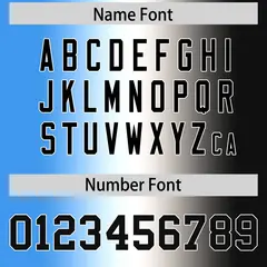 Powder Blue White-Black Gradient Football Jersey 4