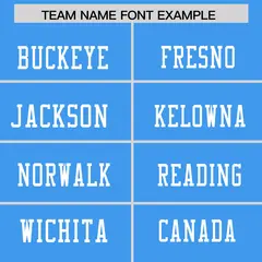 Powder Blue White Classic Authentic Football Jersey 3