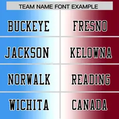 Powder Blue White-Crimson Gradient Football Jersey 3