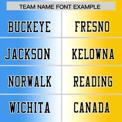 Powder Blue White-Gold Gradient Football Jersey 3