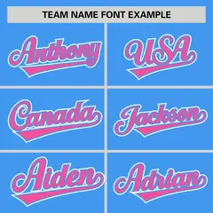 Powder Blue White Half Stripe Authentic Baseball Jersey 3