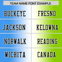 Powder Blue White-Neon Green Gradient Football Jersey 3