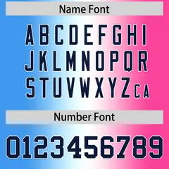Powder Blue White-Pink Gradient Football Jersey 4