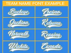 Powder Blue White Powder Blue-Gold Hockey Jersey 3