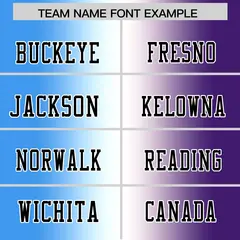 Powder Blue White-Purple Gradient Football Jersey 3