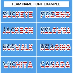 Powder Blue White-Red American Flag Baseball Jersey 5